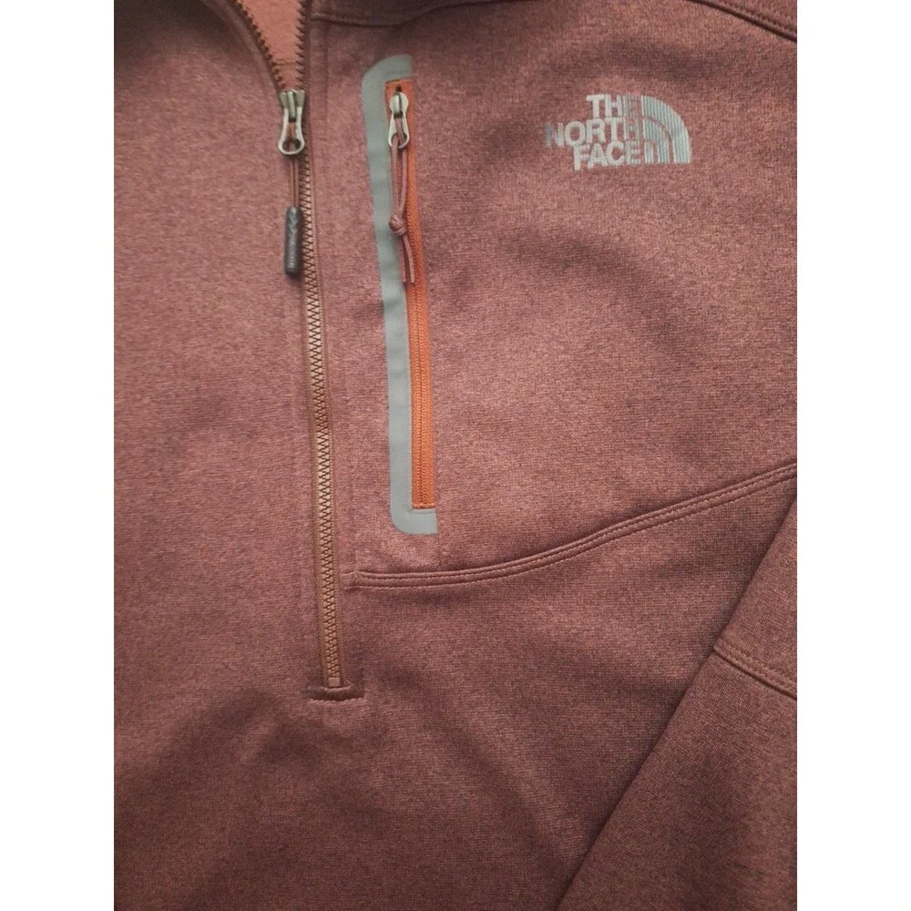 The North Face Mens Cugo Outdoors Jacket 1/2 Zip Pullover Maroon Size XL